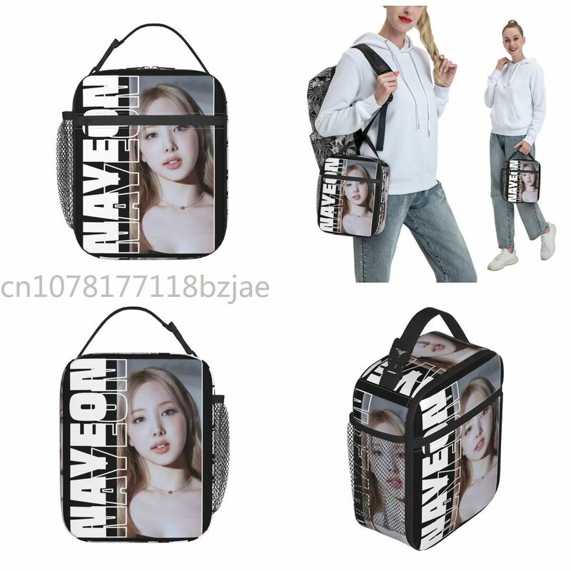 Nayeon Pop Pop Pop It Isolated Lunch Boxes, Moda Thermal Food Cooler, Acessórios para Piquenique