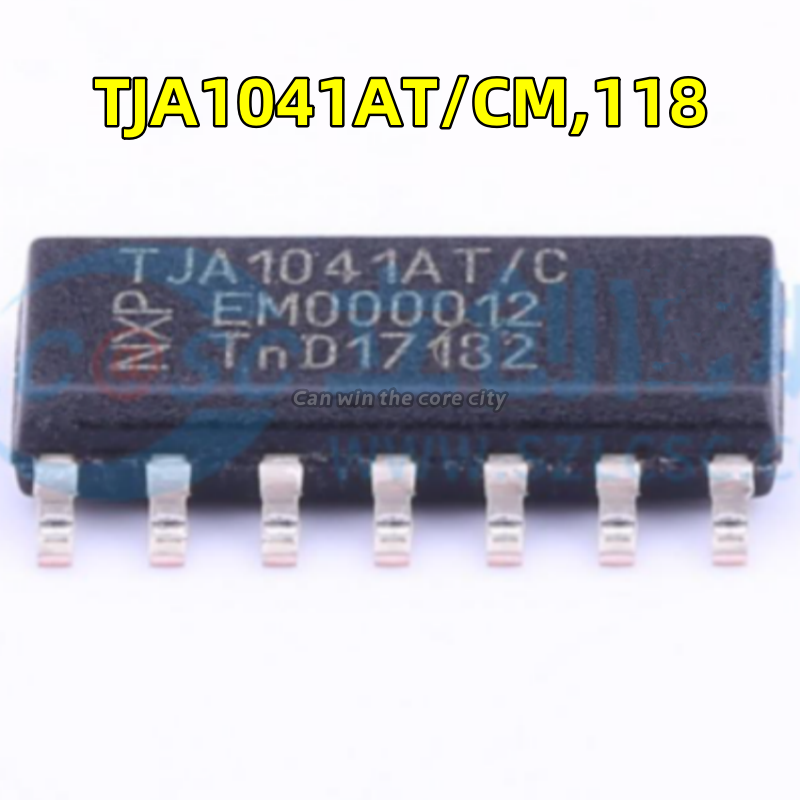 Chip de impressão de tela TJA1041AT CM.118, Pacote TJA1041AT C SOP14 CAN Transceiver, Novo, 5-100 pcs por lote