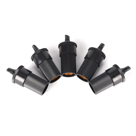 12V/24V Automotive Cigar Lighter Mother Base High Power Suitable Inflatable Pump Vacuum Cleaner Inline Socket Adapter
