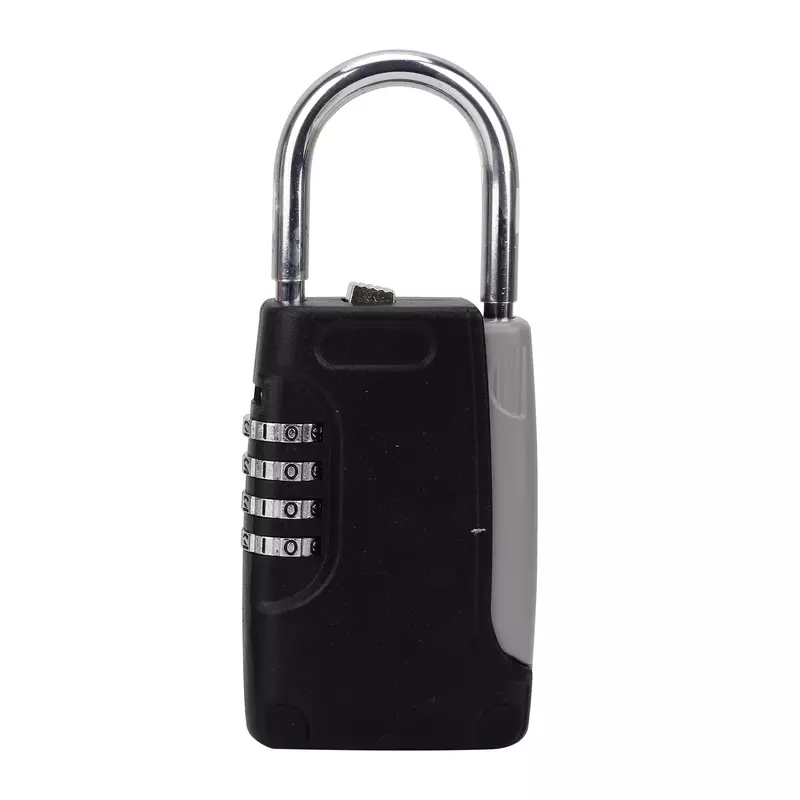 Prive verborgen sleutel safe box 4-digitaal wachtwoord combinatie slot met haak mini metalen geheime doos voor huis villa caravan