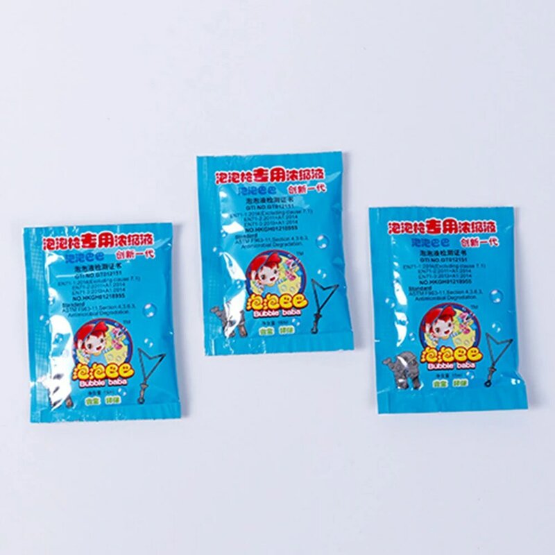 New 100ml Concentrate Bubbles Liquid Soap Water Bubble Gun Accessories Soap Bubble Liquid Bubble Refills 10 Pieces/Pack