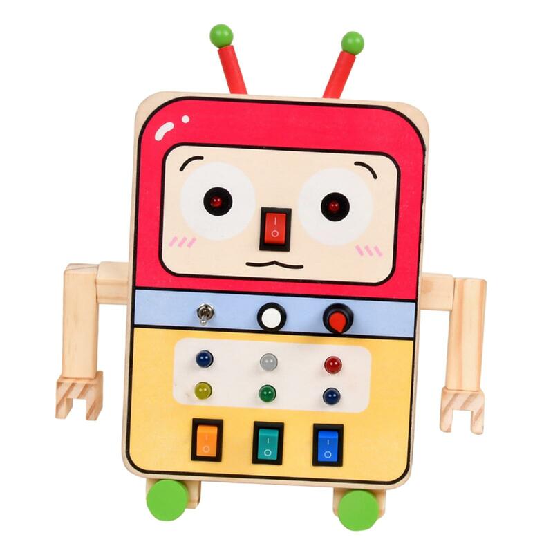 Mainan belajar Montessori, proyek sekolah rumah papan sirkuit simulasi