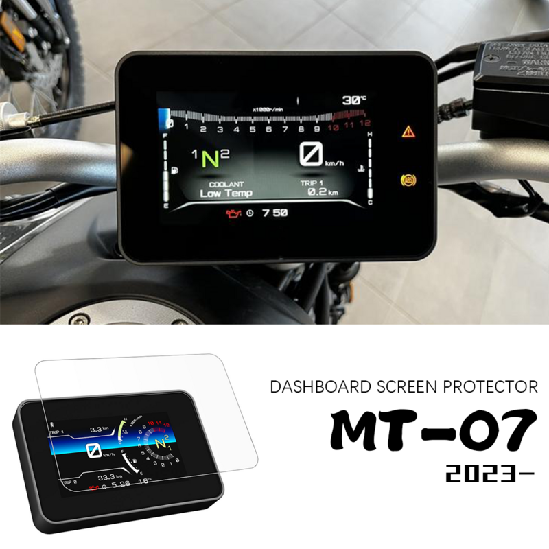 Protector de pantalla para YAMAHA MT07 MT 07, accesorios para salpicadero, MT-07, película de TPU para instrumentos, MT 07 MT-07 MT07 2023 2024