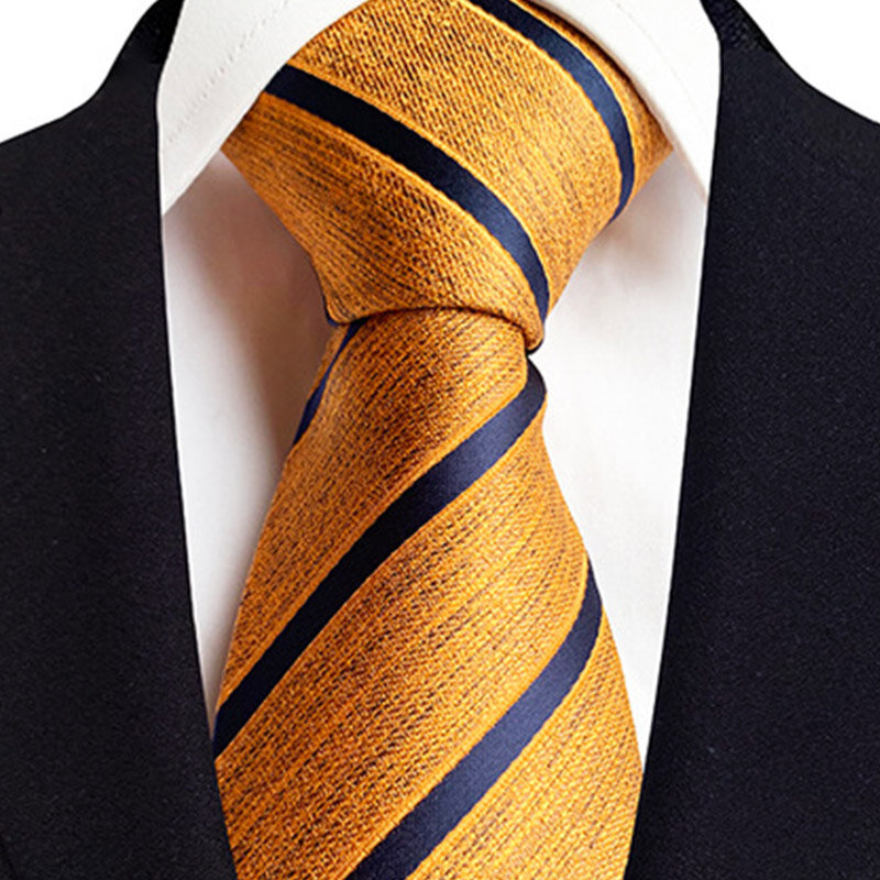 2024 nowy Retro dżentelmen krawat koreańskie wydanie moda męska wysokiej jakości tekstura codzienna wszechstronny garnitur w paski do podróży służbowych
