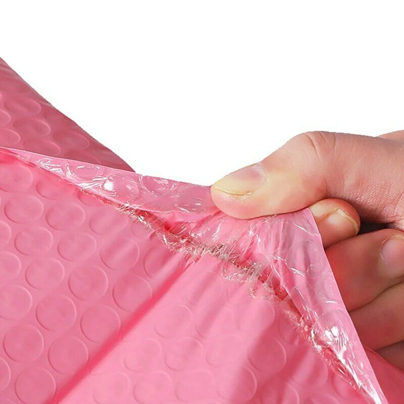 150 Stück Schaum Umschlag Taschen selbst versiegelte Mailer gepolsterte Umschläge mit Bubble Mailing Bag Pakete Tasche rosa