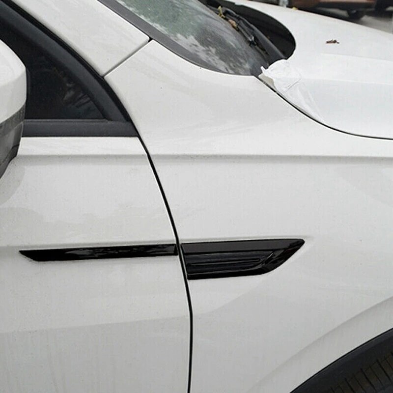 4 sztuk boczne skrzydło godło pokrywa wykończenia naklejki stylizacja nadwozia samochodu błotnik boczny dla-VW Tiguan 2017 2018 2019