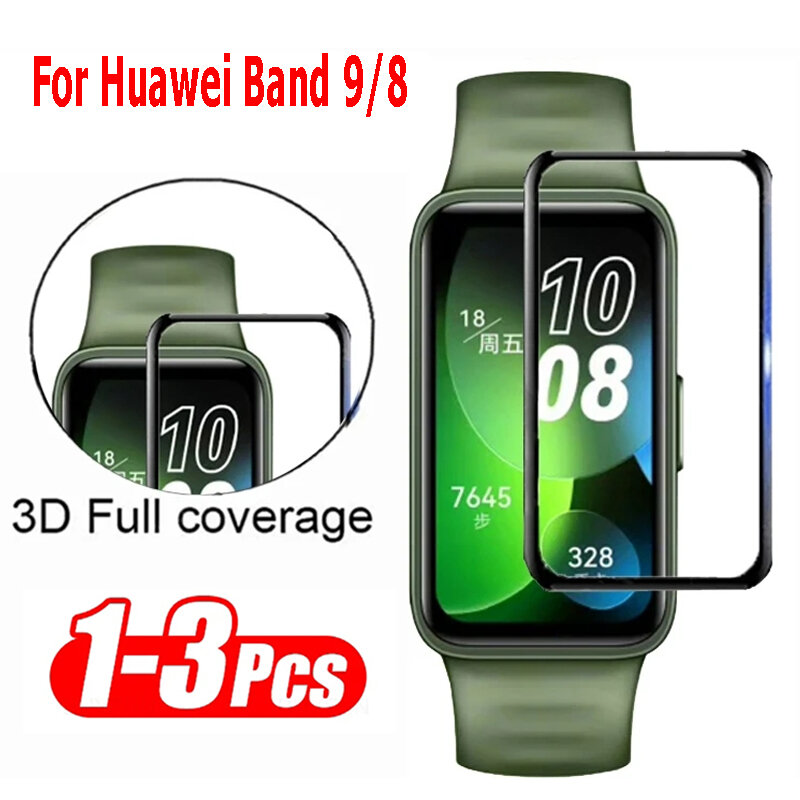 Pelindung layar jam tangan pintar Huawei Band 8 9, penutup pelindung untuk Huawei Band 8 Band 9 mudah dipasang bukan kaca Film
