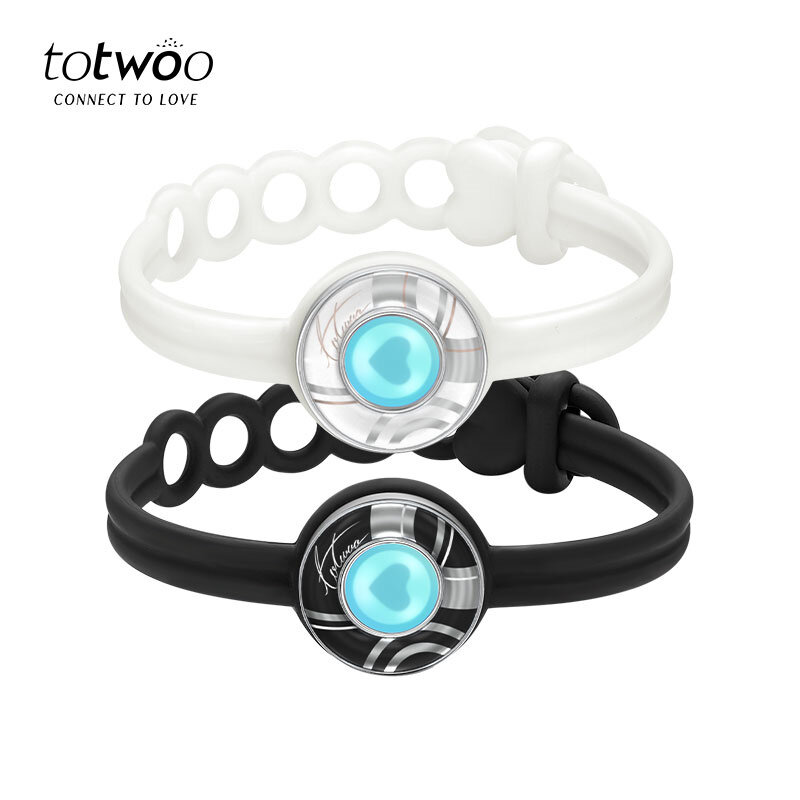 Totwoo длинные сенсорные браслеты для пар-конфетная серия, вибрация и фотография для любви, женские браслеты, подарки для отношения
