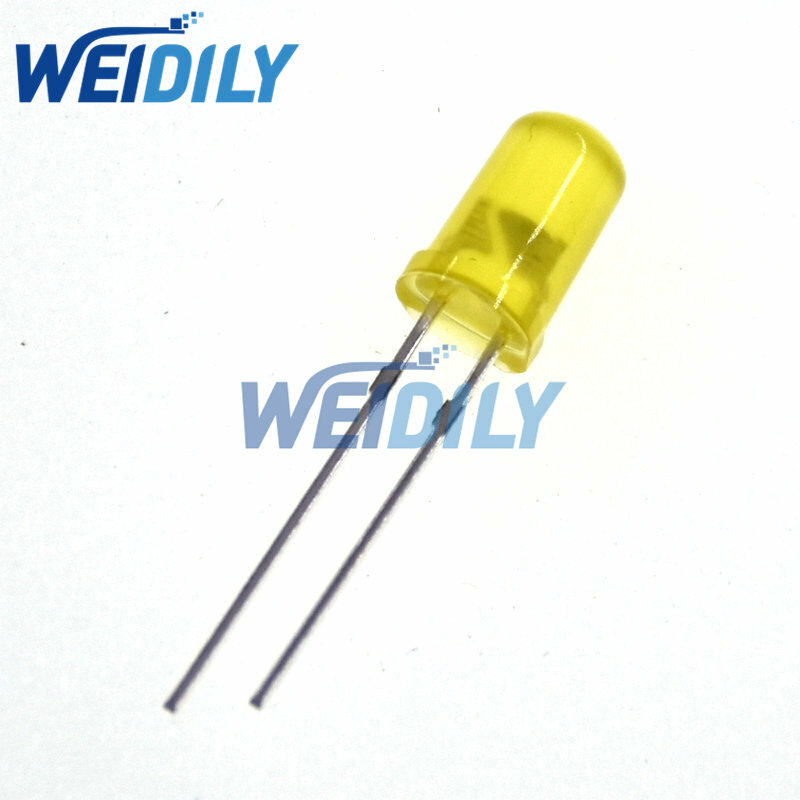 Kit surtido de luces LED de diodo, Kit de bricolaje electrónico, blanco, amarillo, rojo, verde, azul, 5mm, piezas, 100