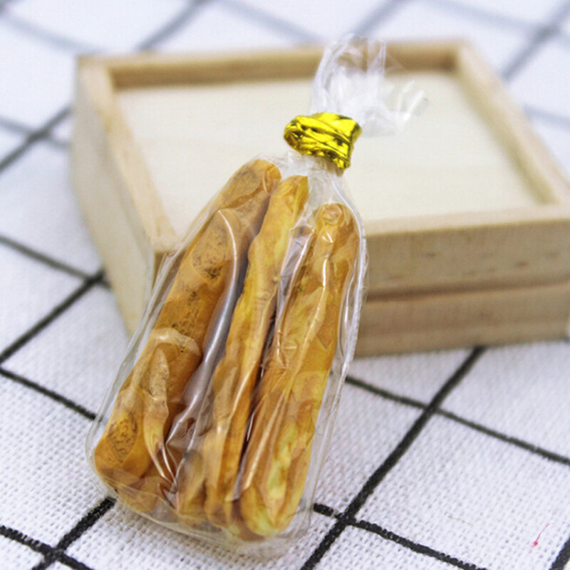 Dollhouse Miniature ขนมปังเค้ก DIY ขนมหวานขนาดเล็กถาดอาหารขนมปังคลิปสำหรับ BJD ตุ๊กตาเฟอร์นิเจอร์บ้านอุปกรณ์เสริม