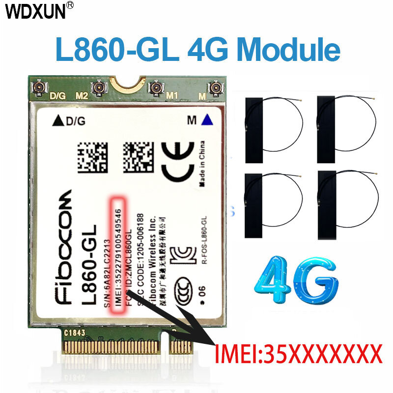 USB 4G Module L860-GL FDD-LTE TDD-LTE Cat16 Thẻ 4G L860 GL LTE Module Module USB
