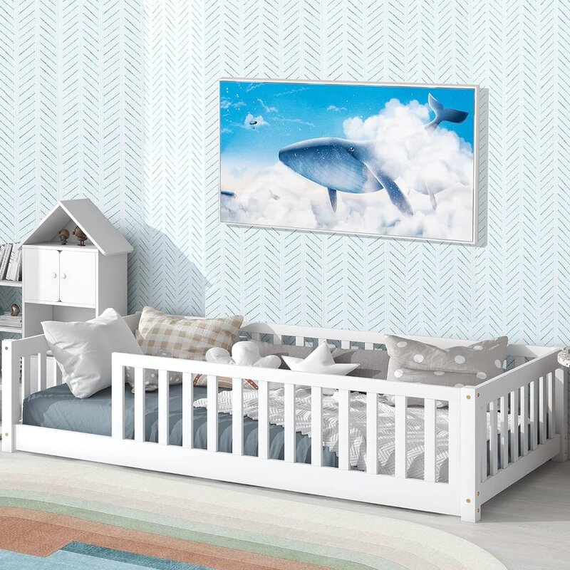 โครงเตียงเด็ก, เตียงพื้นแบบมอนเตสซอรี่สำหรับเด็กหญิงและเด็กชายโครงเตียงเด็ก