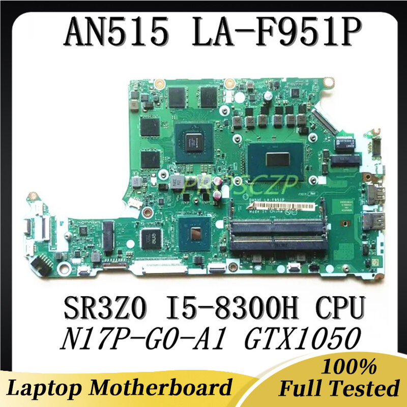 DH5VF LA-F951P W/ I5-8300H CPU GTX1050 4GB 니트로 5 AN515 AN515-52 노트북 마더 보드 NBQ3M11001 NBQ3L11002 NBGXB11001