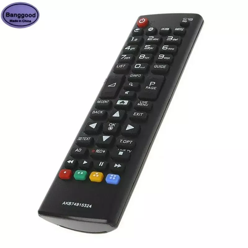 Banggood AKB74915324 mando a distancia de TV, reemplazo para LG Smart TV, mando a distancia inalámbrico