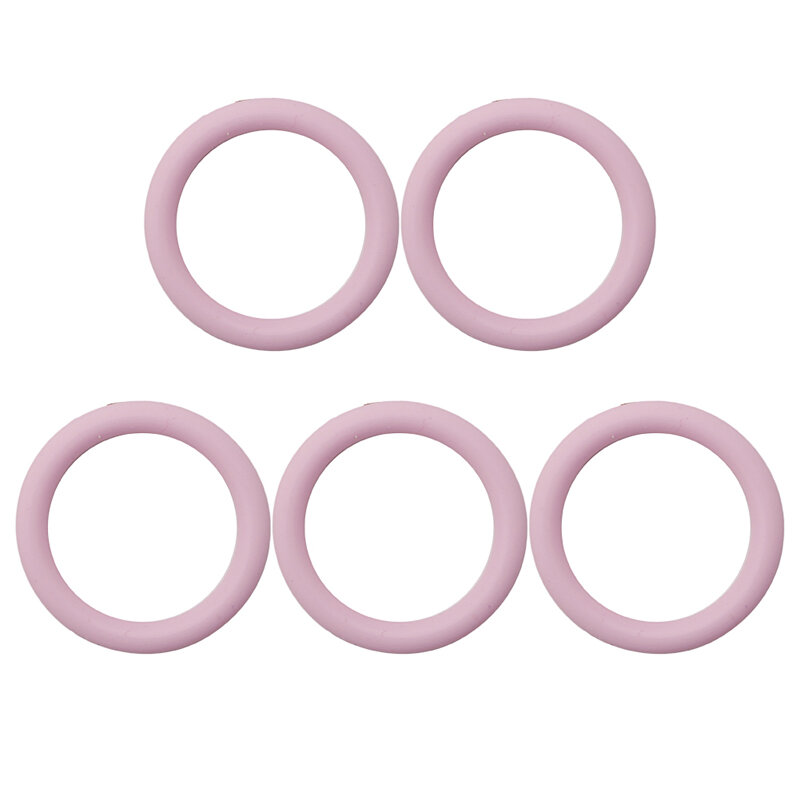 5 قطعة O-خواتم سيليكون الطفل الدمية هوة سلسلة مقاطع محول حامل دغة حلقة BPA الحرة الطفل عضاضة الخرز للتسنين