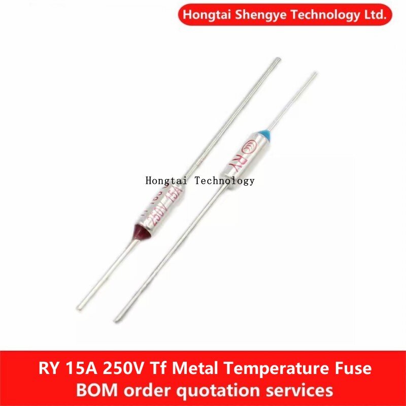 RY 15A 250V Tf fusible de temperatura de Metal 73C 90C 100C 105C 110C 113C 117C 120C 130C 142C 150C 152C 167C 185C 192C 216C 240C 280C