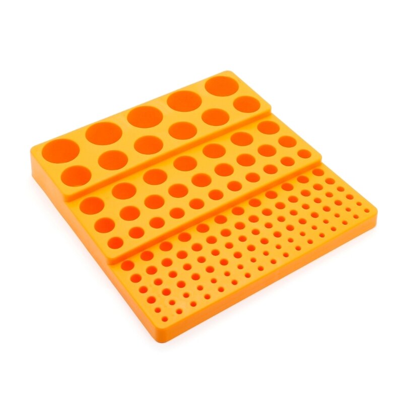 131 Organizzatori scatole immagazzinaggio per punte da trapano a griglia in plastica per utensili da 4-32 mm