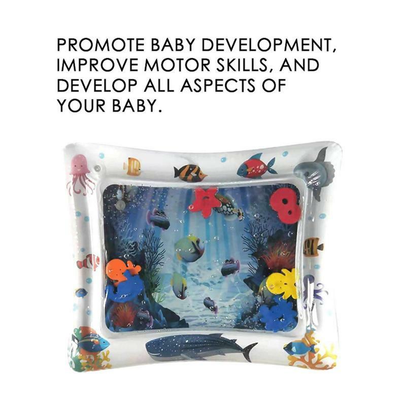 TUNIToddler-Polymères d'eau gonflables pour bébés, jouets en PVC pour nourrissons, coussin d'eau pour tout-petits, jouets en développement précoce