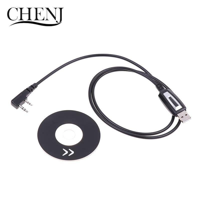 Kabel kabel USB do programowania Baofeng ze sterownikiem CD do UV-5R Baofeng UV5R 888S dwukierunkowe Radio Dual Radio Walkie Talkie