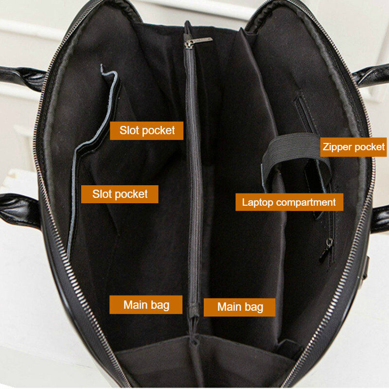 OYIXINGER-maletín de cuero genuino de lujo para mujer, bolso de hombro de negocios, bolsos para computadora portátil de oficina para mujer, Macbook, Dell, Hp, 13 ", 14", nuevo