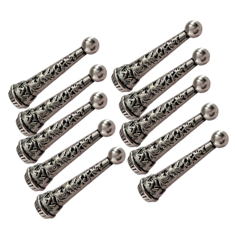 Alloy Carved Bolo Tie Tips DIY Necktie Parts for Adult Men and Women Styling