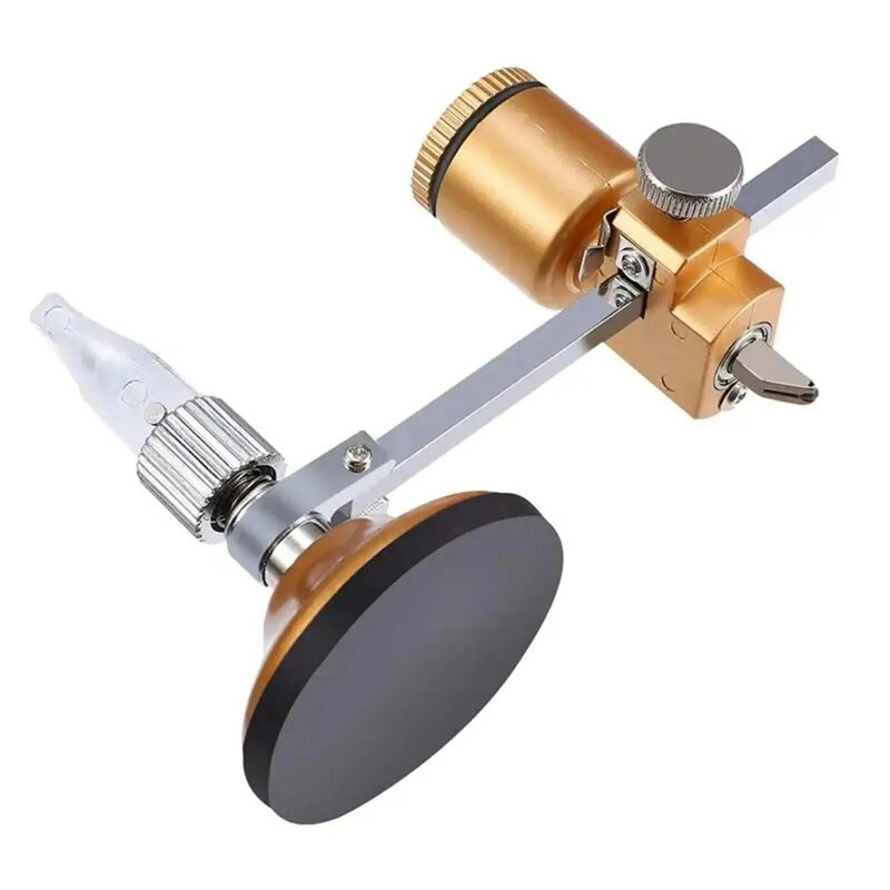 Circular Glass Cutter with Suction Cup Compasses Type Circle Cutting Tool Circle Circular Cutter for Tile Cutting Glass Ceramic