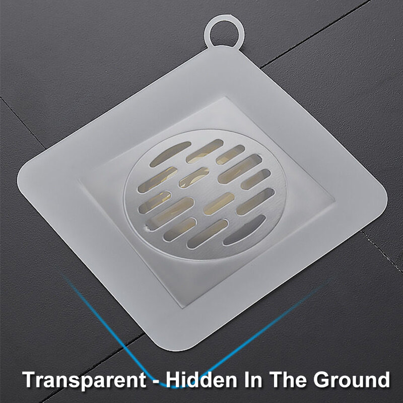 Thick Silicone Floor Drain Deodorant Cover Bathroom Deodorant Insect-proof Seal Household Sewer Pipe Sink Anti-smell Floor Cover