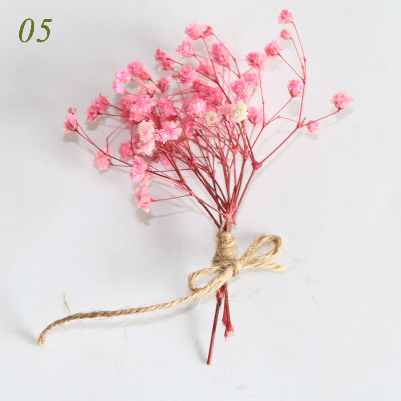Mini ramo de flores secas naturales para boda, flores frescas preservadas, regalos decorativos para fotografía, 1 unidad