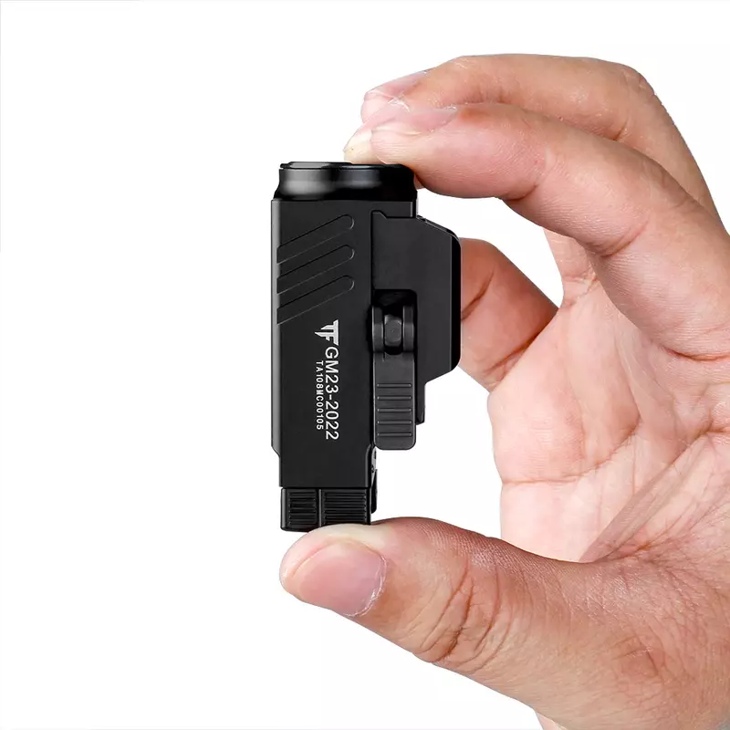 Trustfire GM23-miniluz LED compacta para pistola táctica, linterna de liberación rápida recargable por USB, 800 lúmenes
