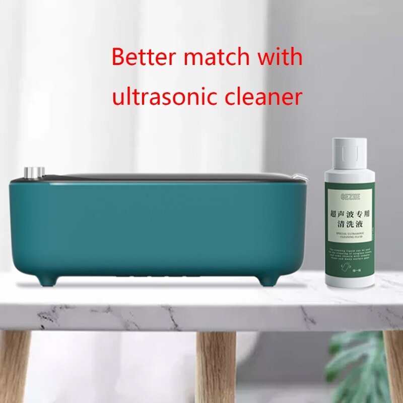 Ultrasonic Cleaner for Glasses Lens, Watch Cleaners, Wipe Nursing, Solução De Limpeza De Jóias, Concentrado De Anéis, 50ml