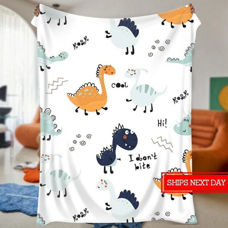 Cobertor De Flanela Personalizado Dos Desenhos Animados Para Crianças, Cobertor Macio Para Meninos E Meninas, Presente De Aniversário Da Páscoa