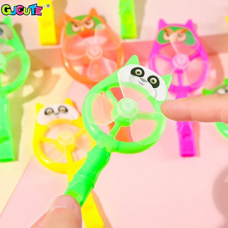 1 buah mainan hadiah anak mainan kecil menyenangkan warna-warni Panda kincir angin besar peluit permainan hari anak-anak hadiah pesta ulang tahun Baby Shower