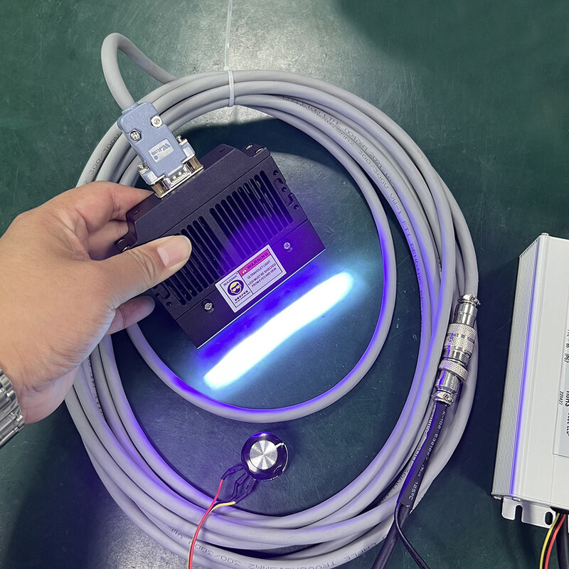 10010 Fan-cooled UV Curing Lamp Line Irradiation UV LED Pre Curing Lamp for Variable Data UV Inkjet Printer