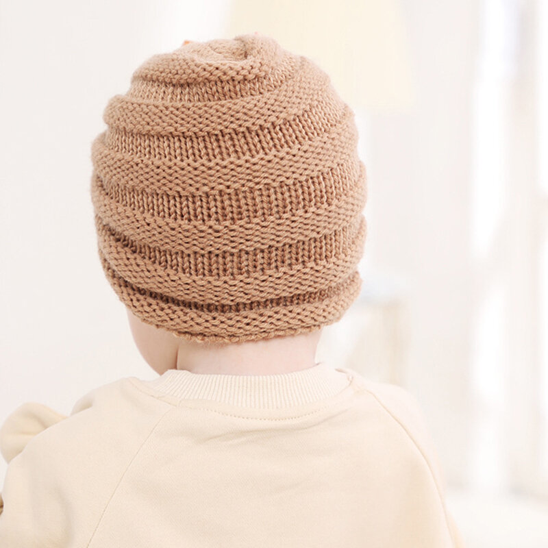 Gorro de inverno do bebê chapéu de bebê para a menina menino doces cor gorro enfant bonito coelho gorro bebê turbante chapéus recém-nascidos da criança headbands boné