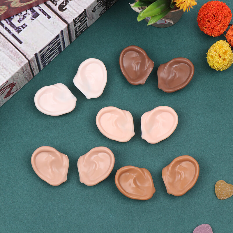 Toy Ears Toy Blyth Doll No Doll Icy White Natural Only Tan Dark Doll Ears Artificial Ears Toys Super Black Skin Dolls Accessory