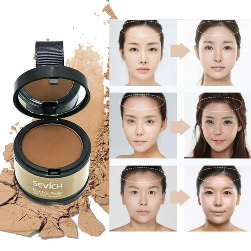 1PC Hairline Repair Filling Powder con Puff Sevich Fluffy Thin Powder Pang Line Shadow Powder fronte Hair Makeup Concealer