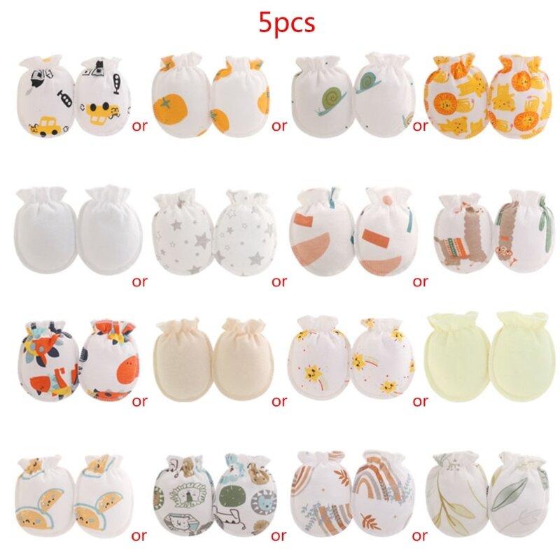 Infant Face Protective Gloves Baby Thin Gloves Scratchproof Newborn Soft Mittens