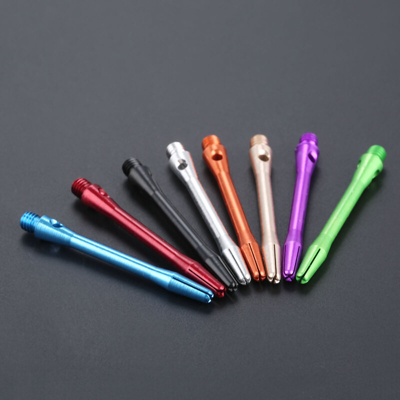 Professional 6pcs Darts Shafts Replacements Aluminium 45mm+5mm Long 2BA Screw Thread Dart Stems Pole Throwing Dardos Accessories