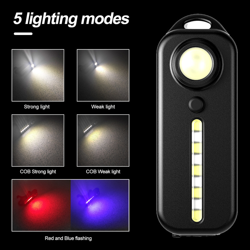 LED自転車テールライト,USB充電器,防水,赤と青のライト,バックライト