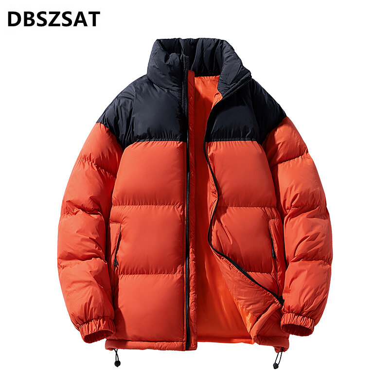 2023 New Winter Parka da uomo cappotto spesso caldo colletto alla coreana piumini Casual Parka invernale imbottito in cotone Plus Size 8XL