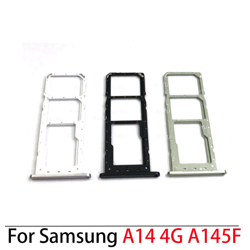 Slot do suporte da bandeja do cartão SIM & SD, peça de substituição do adaptador para Samsung Galaxy A14, 4G, 5G, A145F, A146B, A145, A146