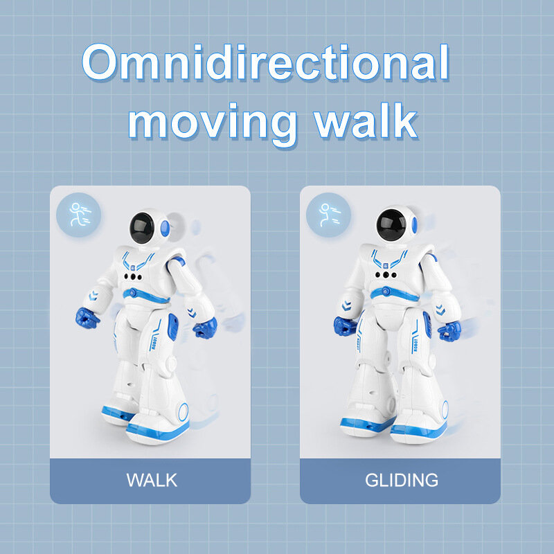 Juguete de Robot inteligente RC para niños, figura de acción de caminar, cantar, bailar, Control remoto, juguete electrónico interactivo, regalo