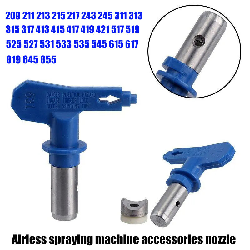 Airless Spray Gun Tips Seal Nozzle 209 - 655 Airbrush Paint Spray Tip Nozzle Airless Sprayer Spraying Machine Parts