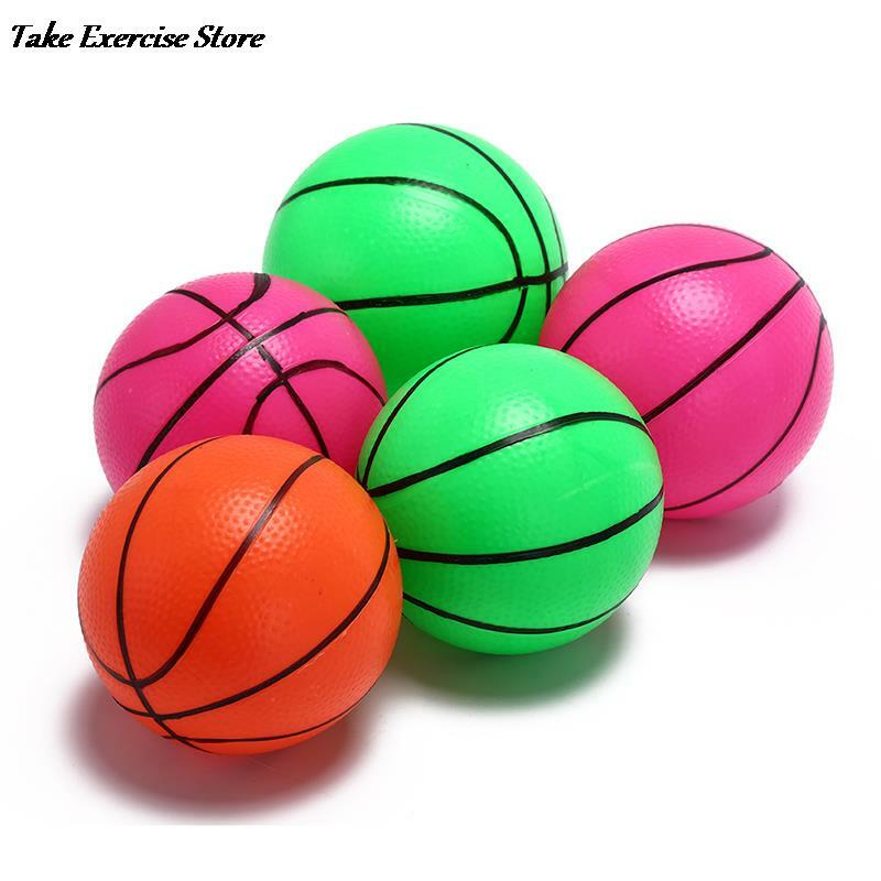 Pelota inflable de PVC para niños y adultos, pelota de baloncesto, voleibol, playa, juguete deportivo, Color aleatorio, 12cm, 1 ud.