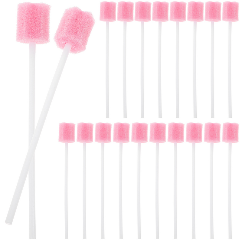 Cleaning Swaps Disposable Oral Care Sponge Wand Swab Tooth Cleaning Mouth Swabs With Stick Sponge Wand Head Oral Teeth