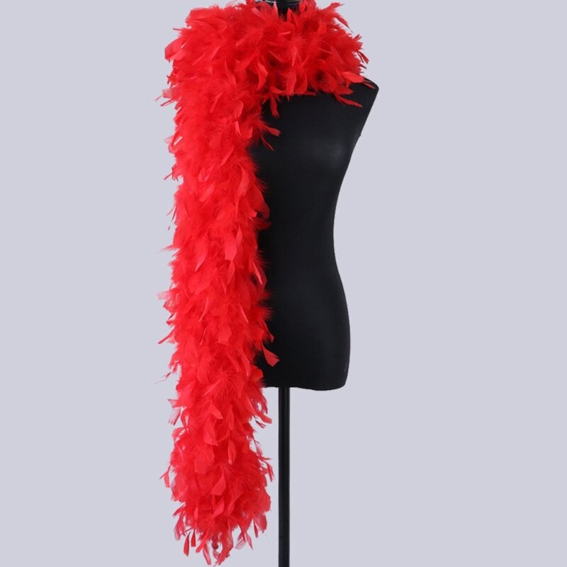Thicken Plush Turkey Feather Full Feather Stripe for Wedding Costume Diy