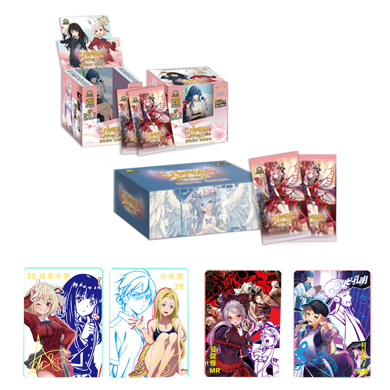 Cartes de collection rectangulaires multi-rick Anime Beauties, boîte de rappel, histoire de déesse sexy, savoir chaud, paquet PR