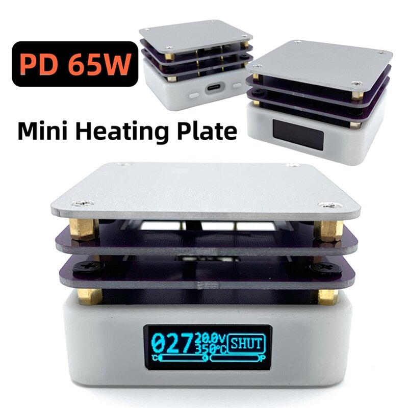 Mini SMD Preheating Repair Station, PCB Board Brazing Soldering Return, Repair Tool, 65W