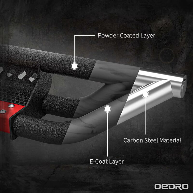Oedro steps เข้ากันได้กับ2019-2024 silverado/gmc Sierra 1500 CREW CAB, 2020-2024 silverado/sierra 2500HD 3500HD