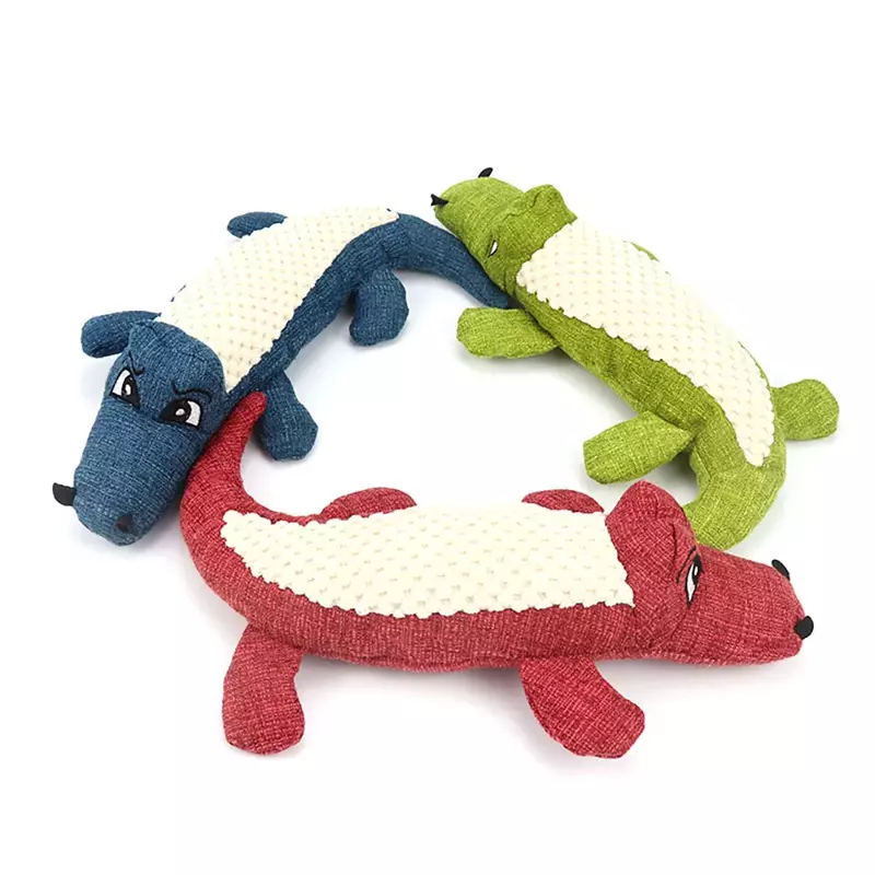 Honden Speelgoed Voor Kleine Grote Honden Stem Krokodil Dieren Puzzel Speelgoed Bijtbestendig Interactieve Huisdier Schone Tanden Kauwen Speelgoed Huisdier Benodigdheden
